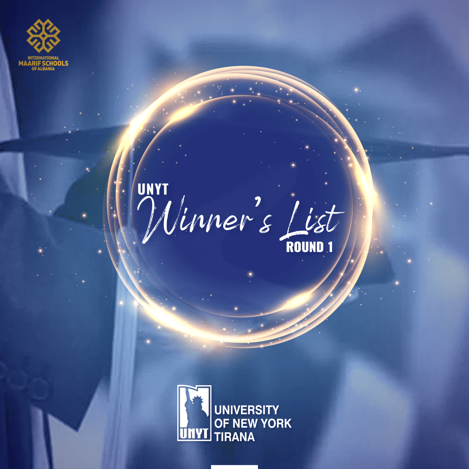 UNYT’s Winners List for the new academic year 2020-2021 | 1st ROUND