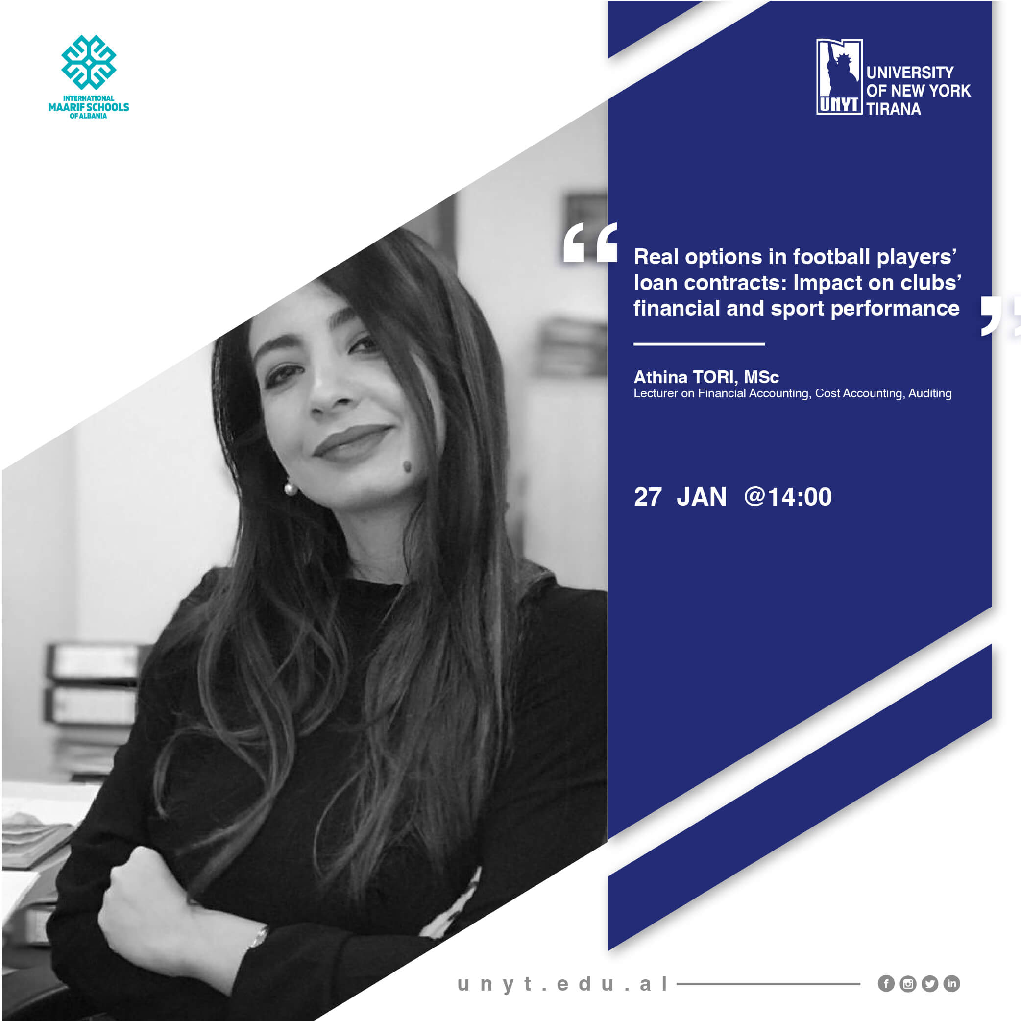 “Real options in football players’ loan contracts: Impact on clubs’ financial and sport performance” | Athina Tori, MSc