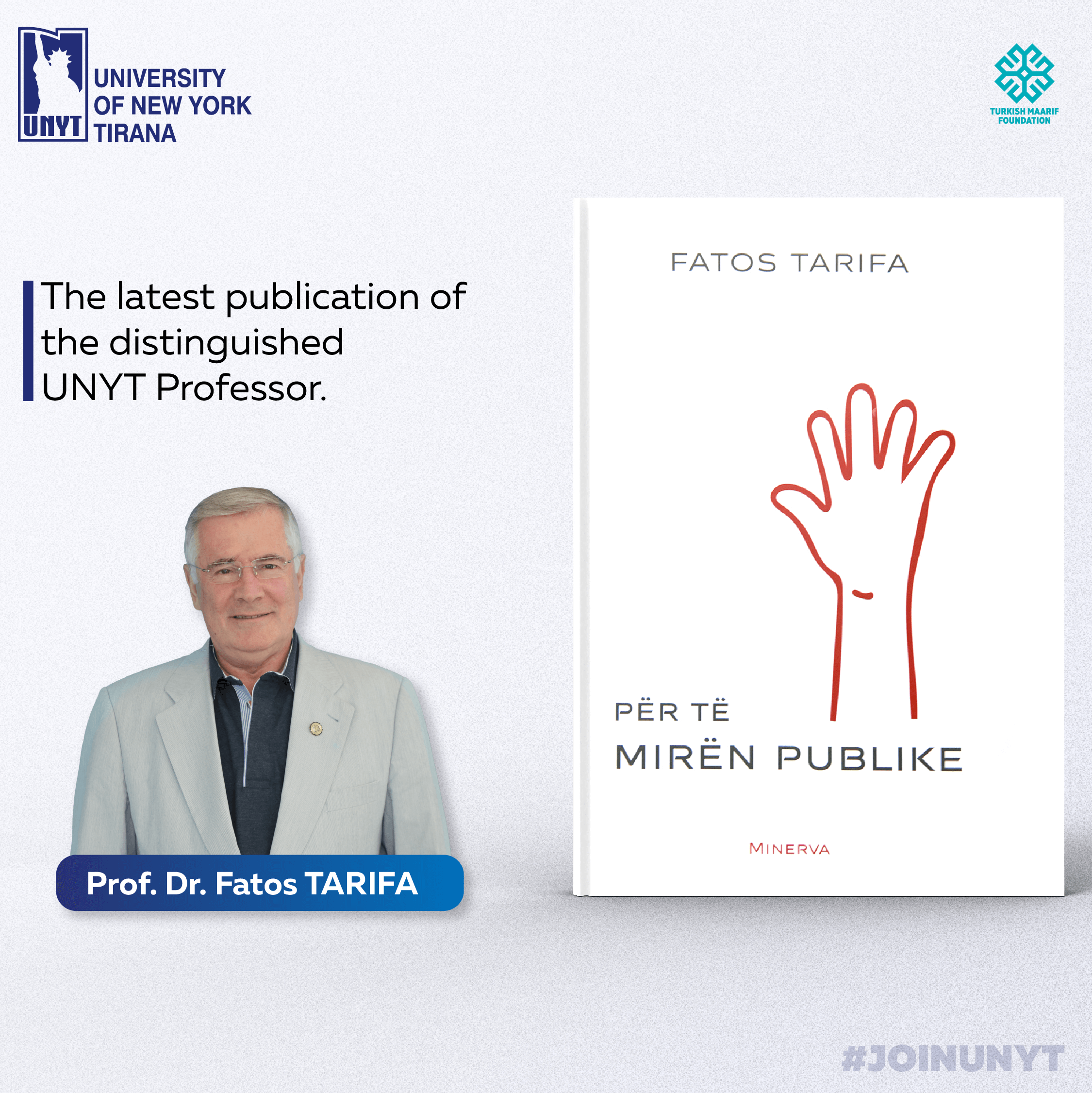 “Për të mirën publike” | Prof. Dr. Fatos Tarifa